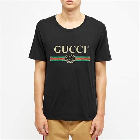 black gucci fake logo t shirt|gucci shirt authentic.